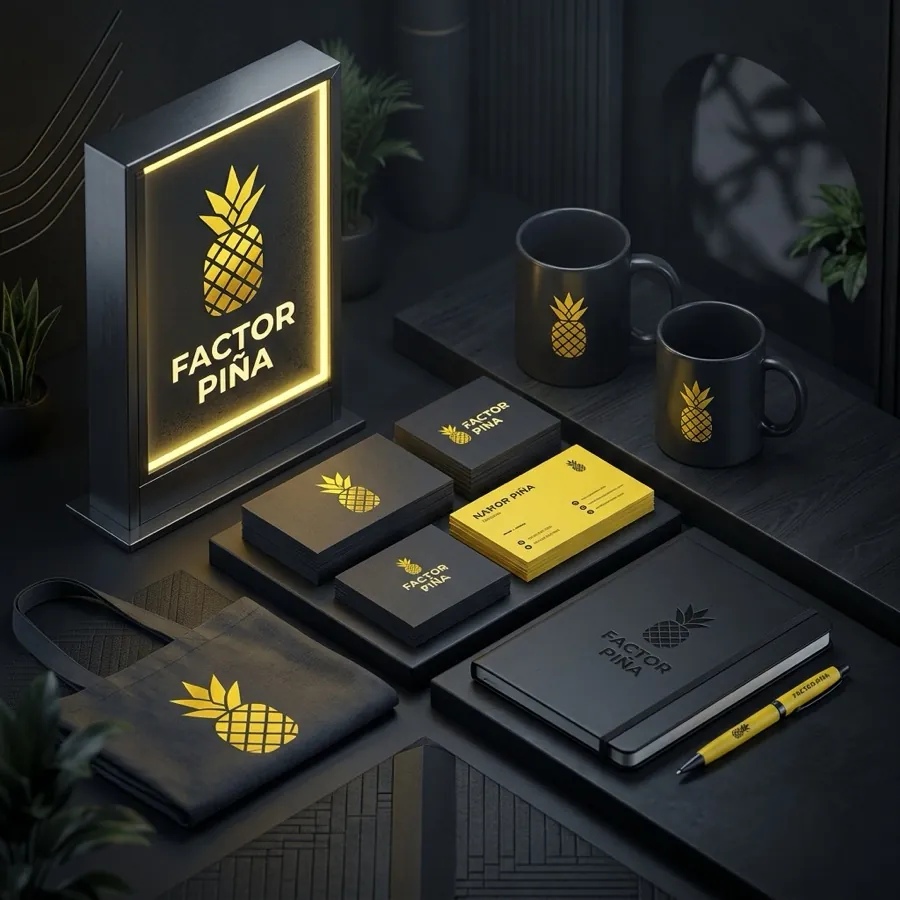 Factor Piña — Branding completo por Imppulsa